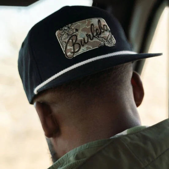 Camo Patch Black Hat Burlebo
