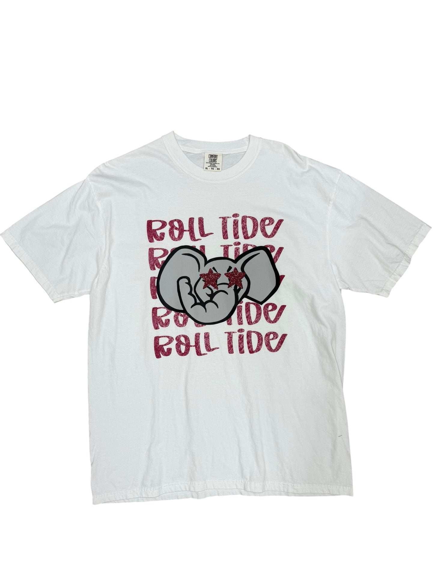 White Roll Tide Tee