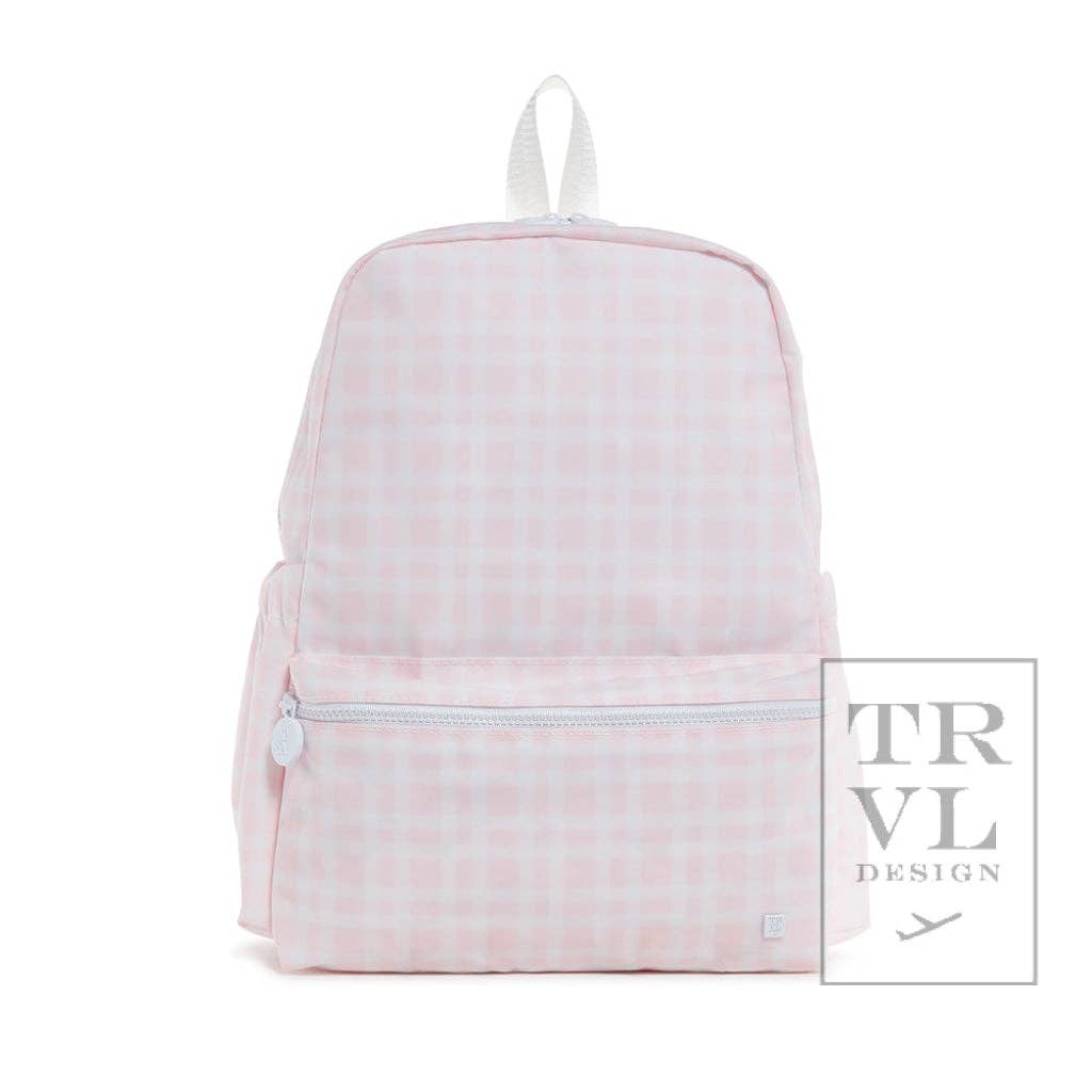 Pimlico Plaid Pink Backpack Trvl