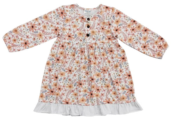 Fall Floral Dress- Jumping Jolly
