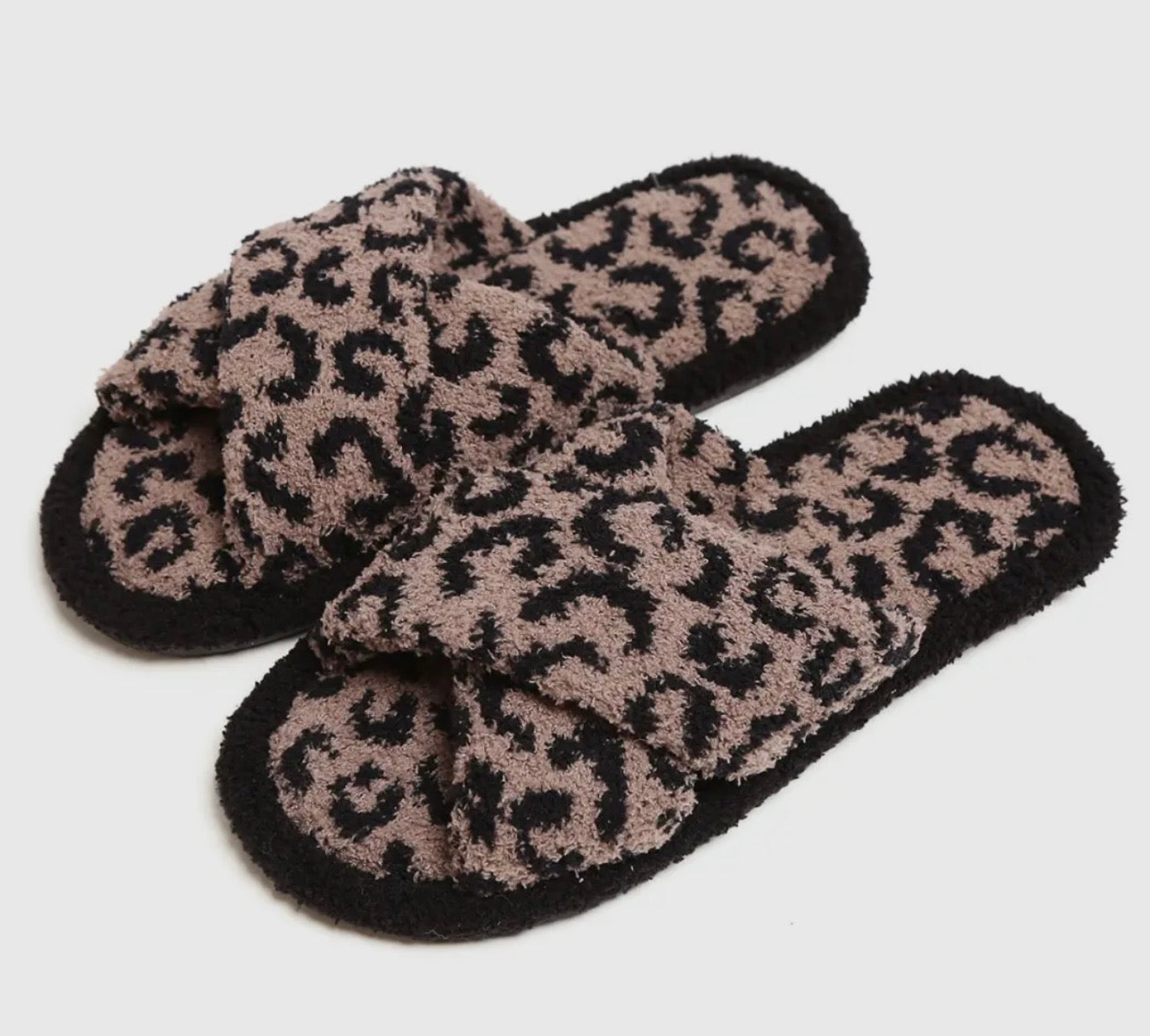 Coffee Cheetah Slippers