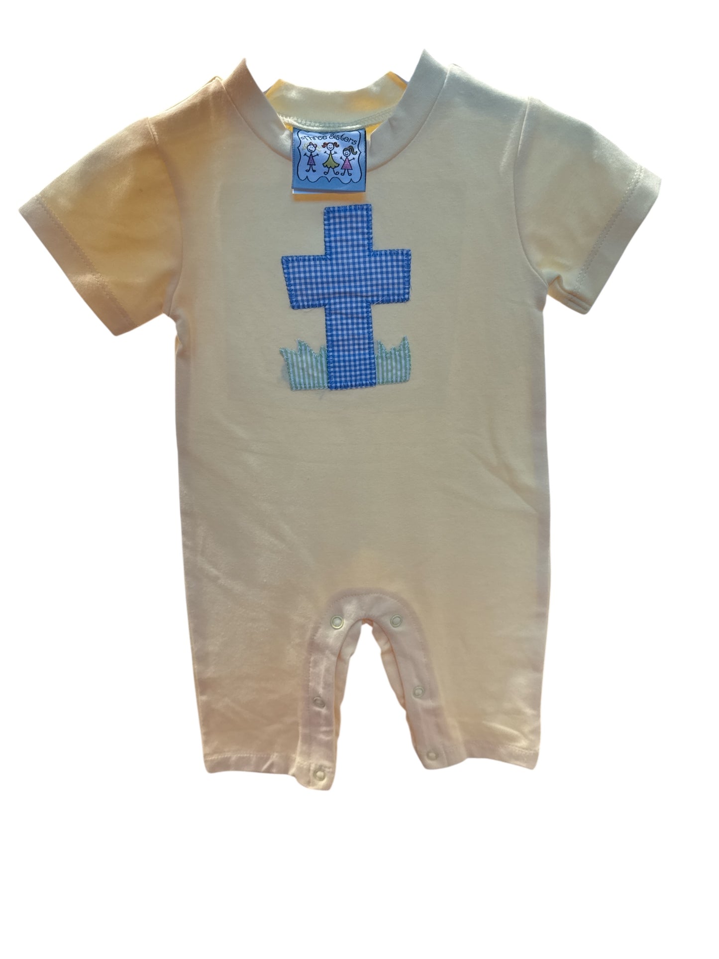 Yellow Cross Romper | Three Sisters