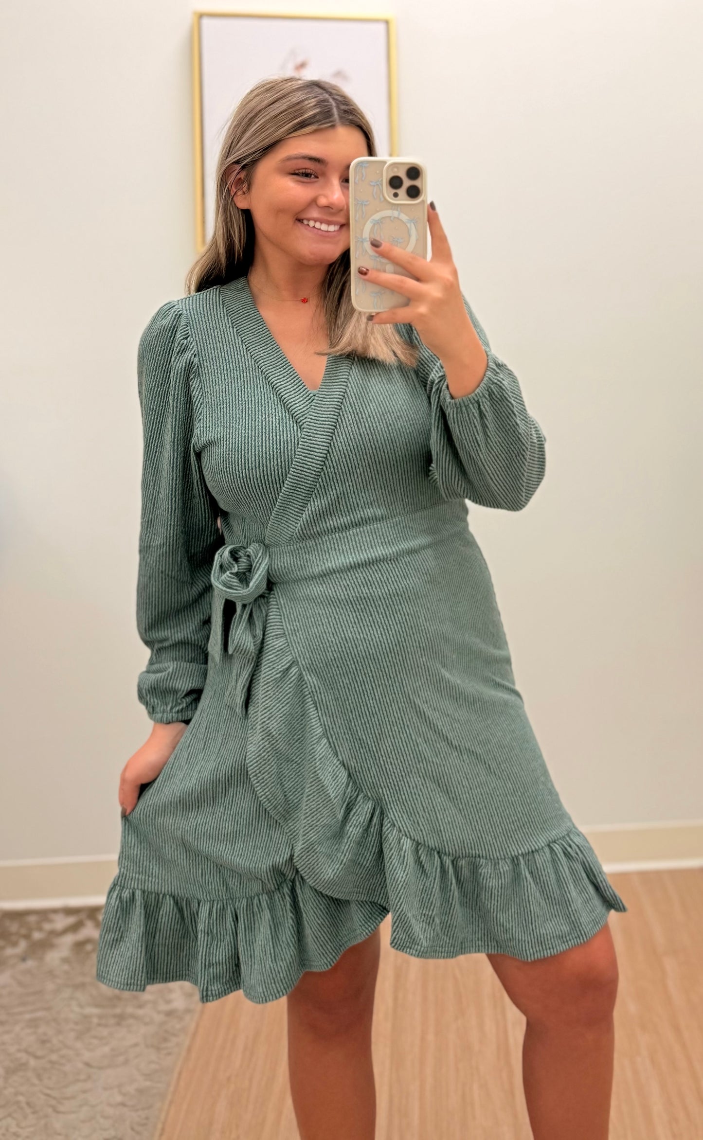 Jade Wrap Dress