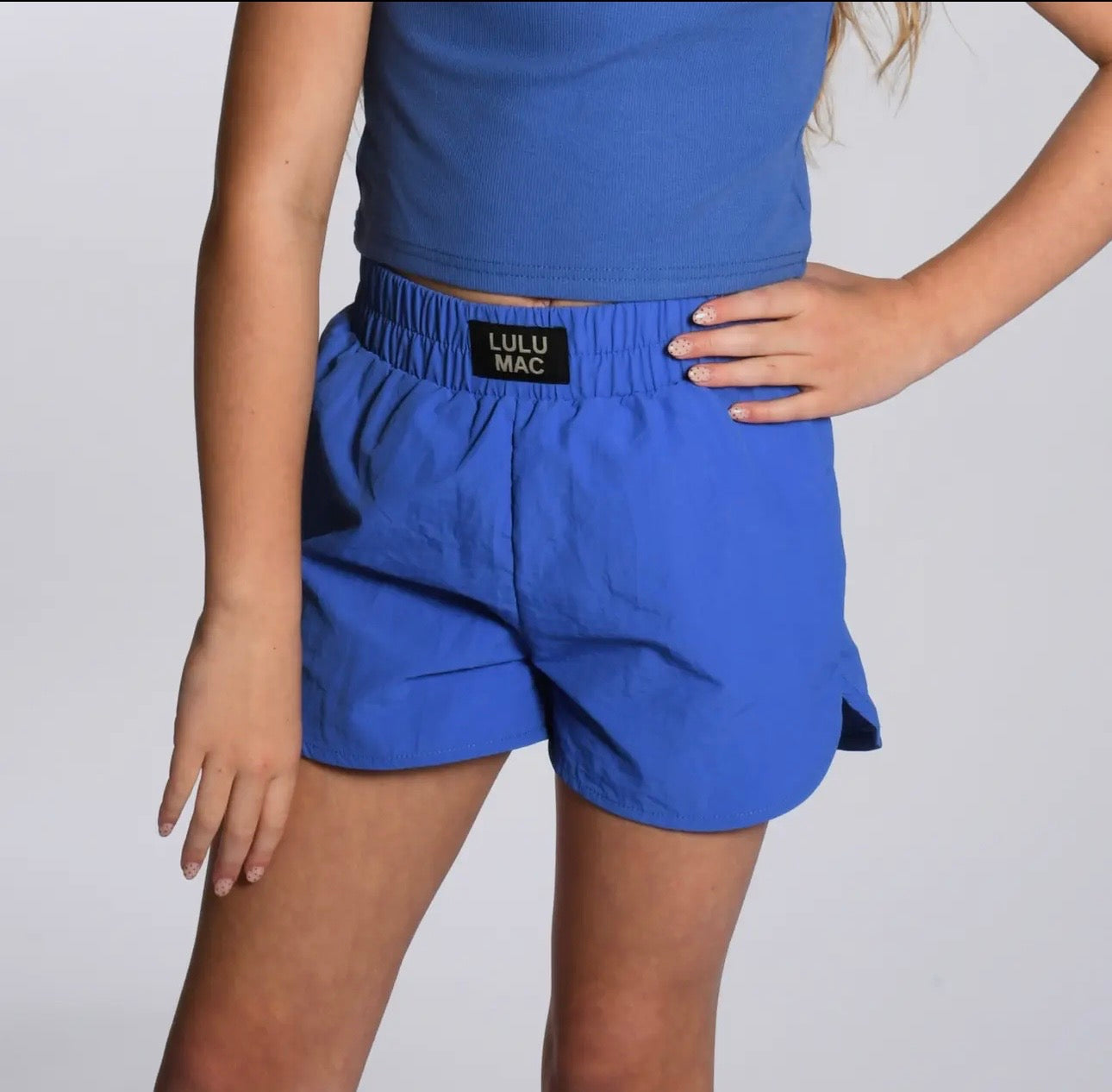 Lulu Mac Youth Shorts Royal Blue