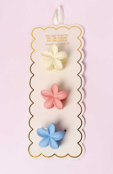 Soft Flower Clips Simply Southern