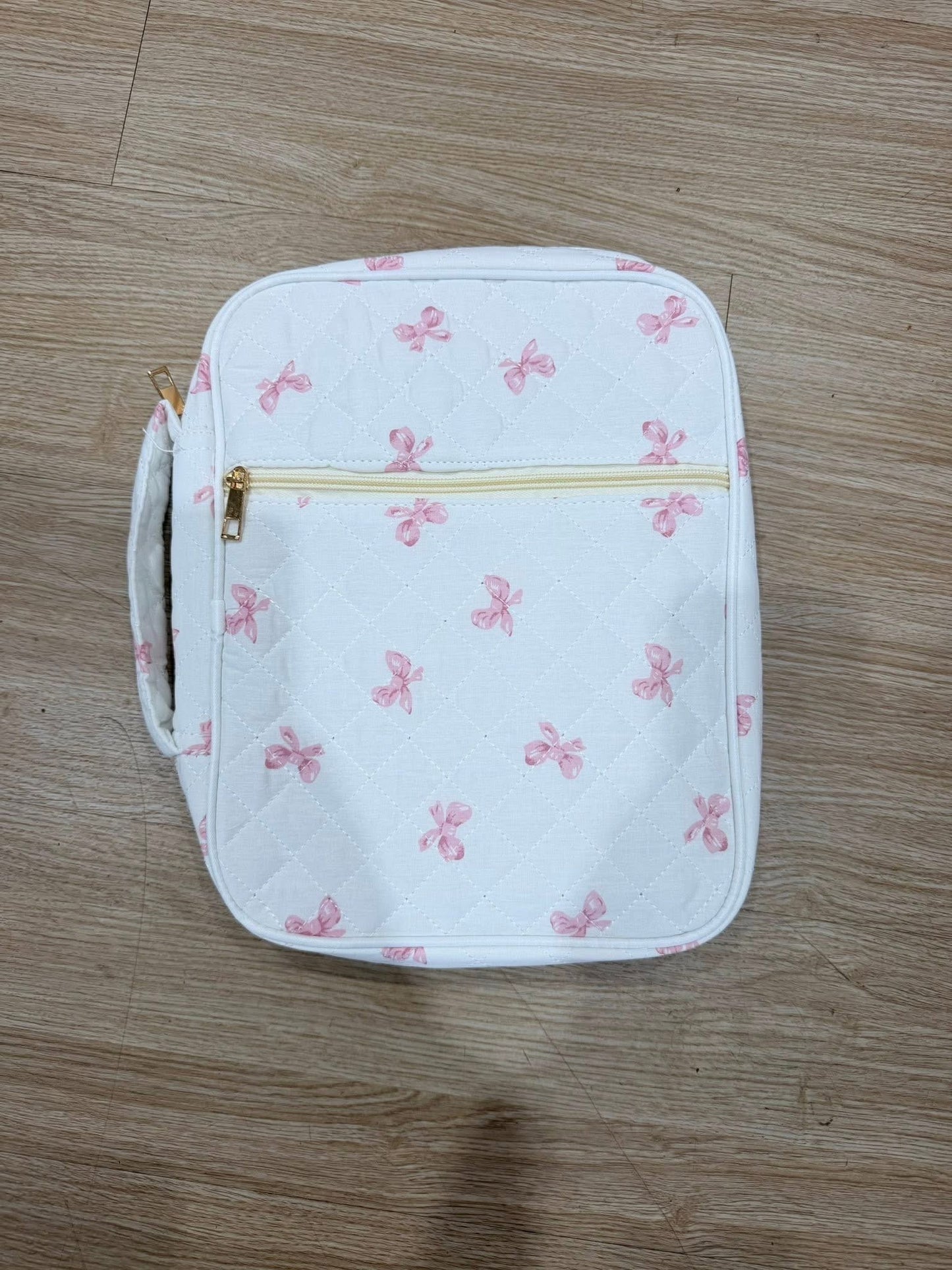 White w/ Pink Bows