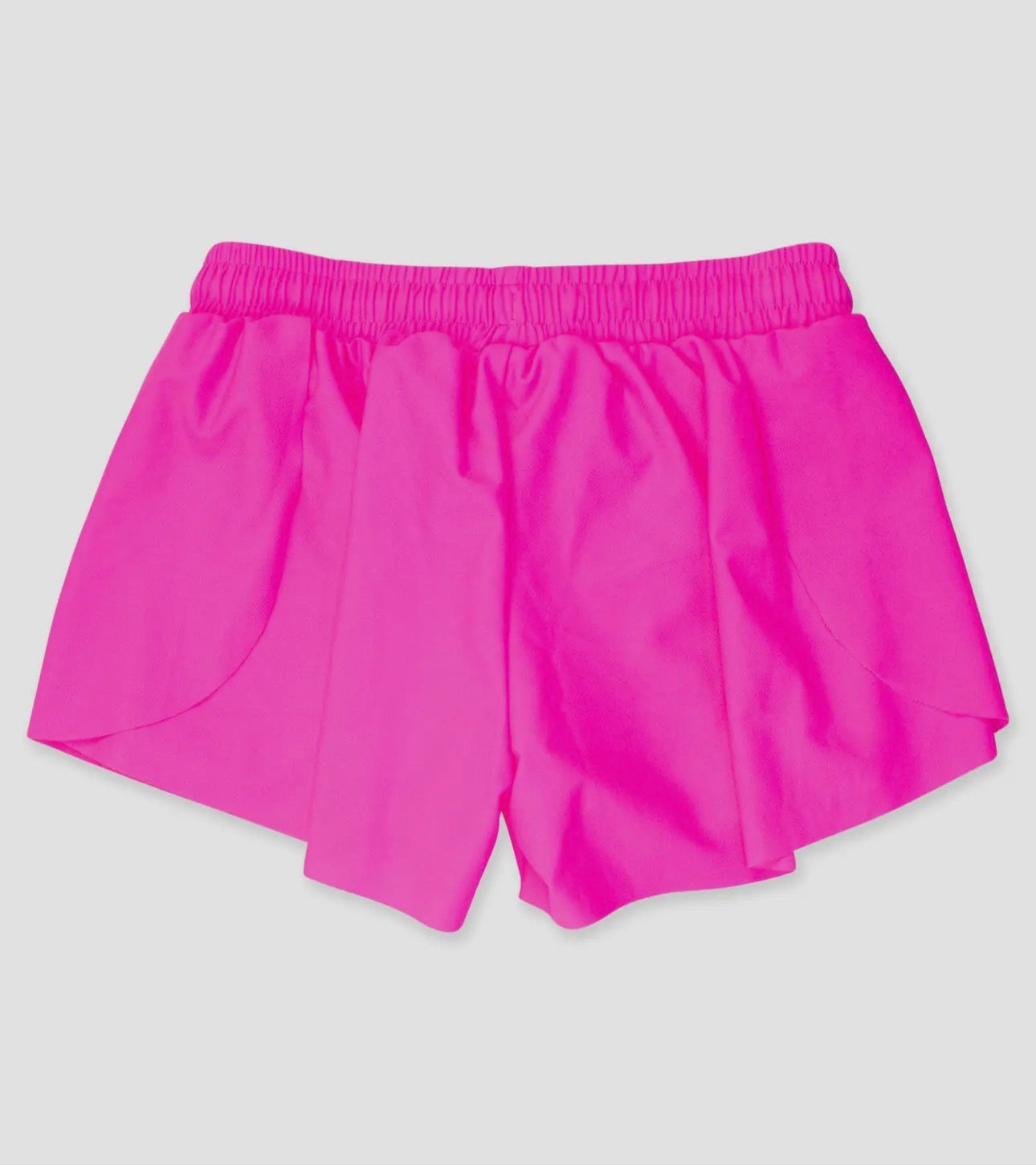Girls Neon Magenta Active Butterfly Shorts