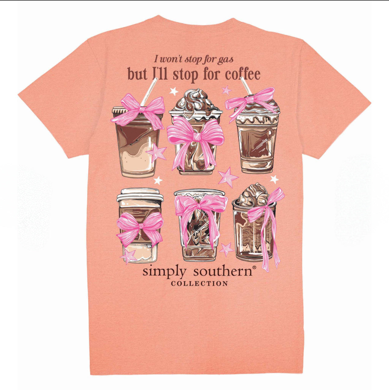 Will Stop For Coffee Shirt Simply Southern