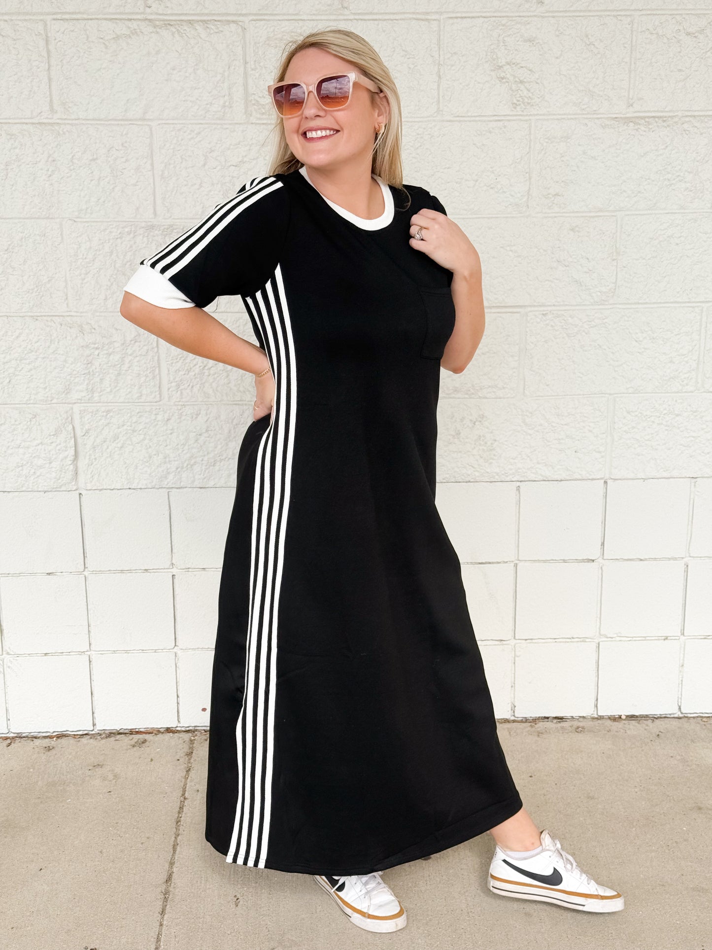 Black & White Court Dress