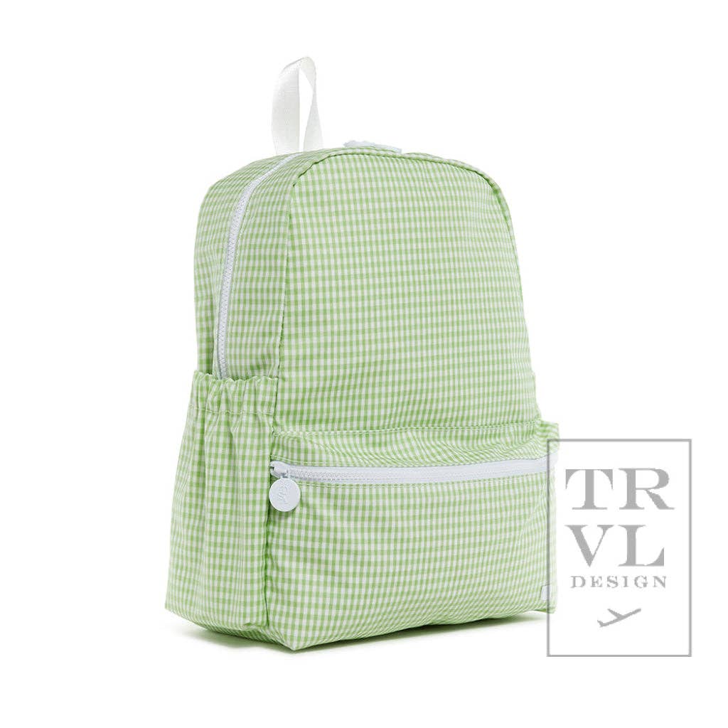 Gingham Leaf Backpack TRVL