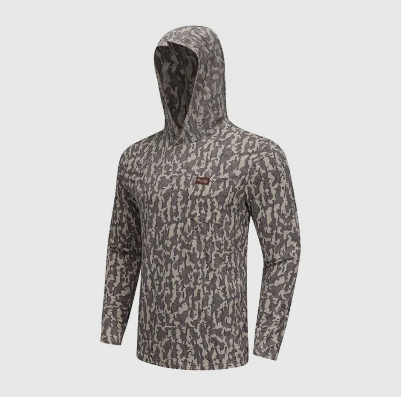 Honey hole duck boat camo performance hoodie