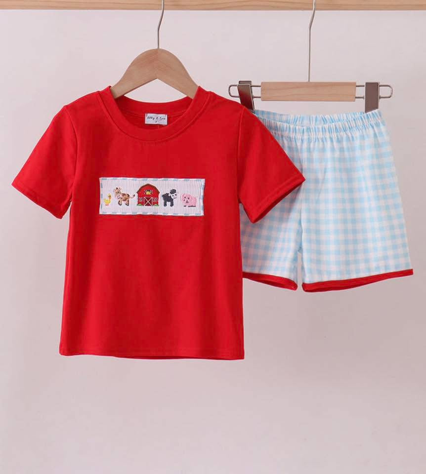 Farm boy short set