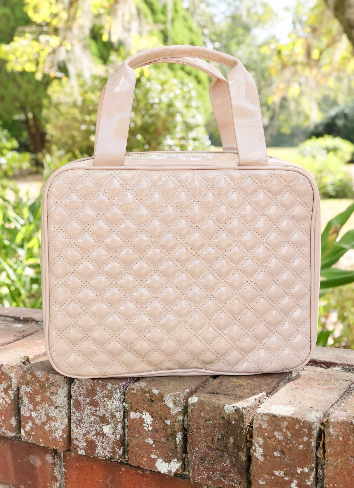 Punta Cana Large Case Nude Patent Caroline Hill
