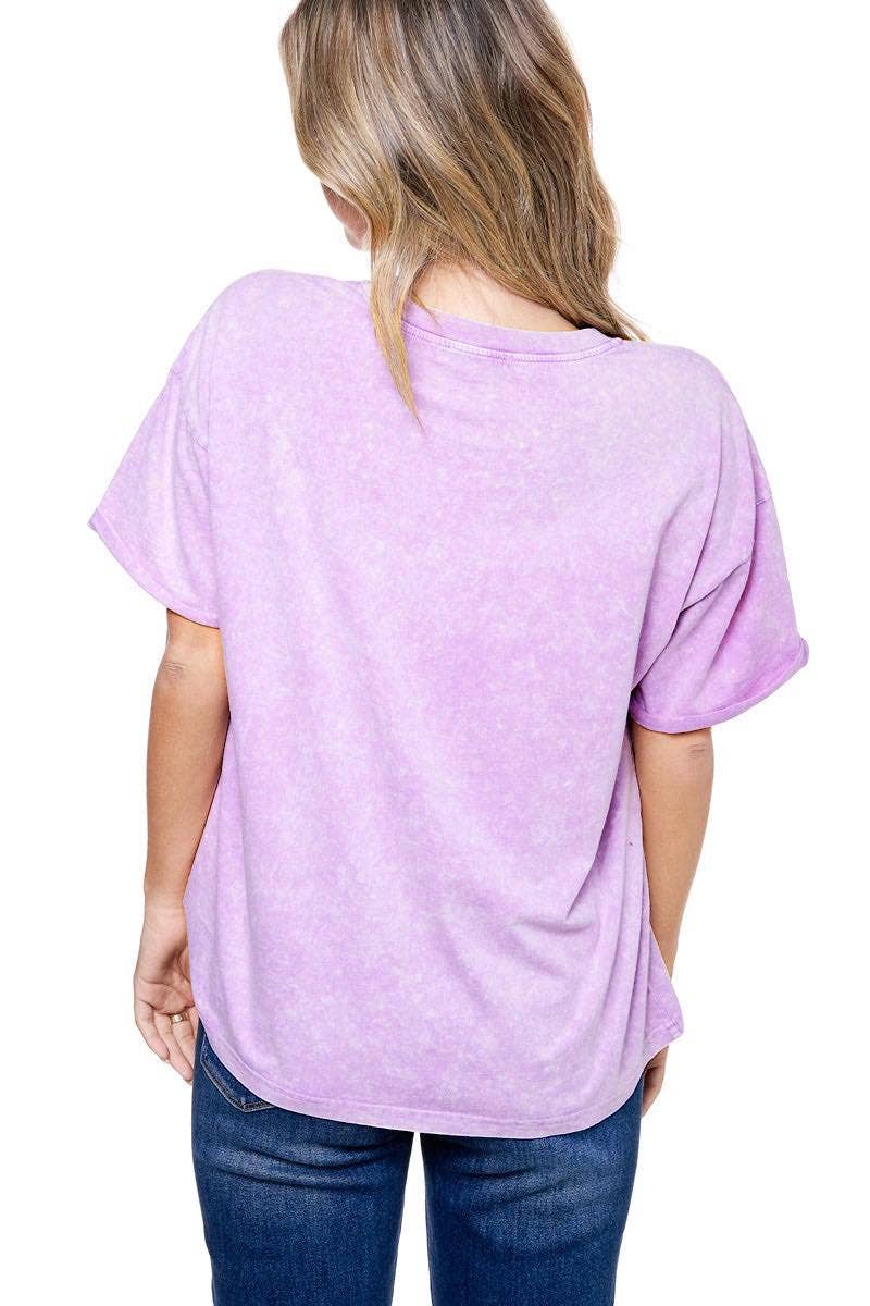 Vintage Leopard Star Graphic S/S Mineral Washed Tee