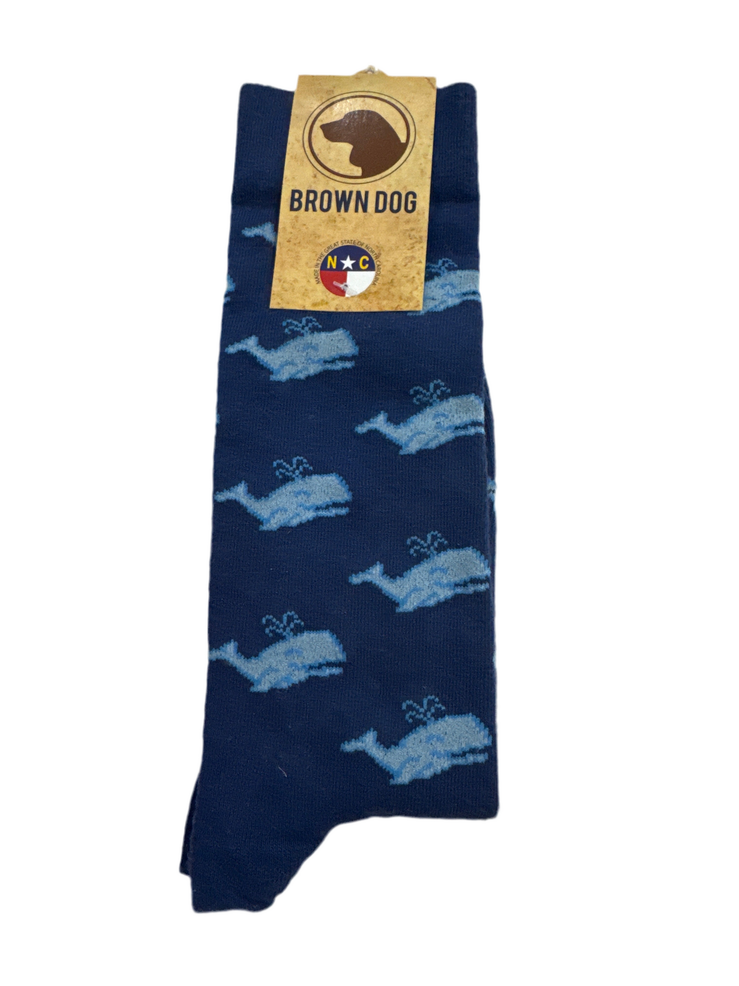 Blue whale socks