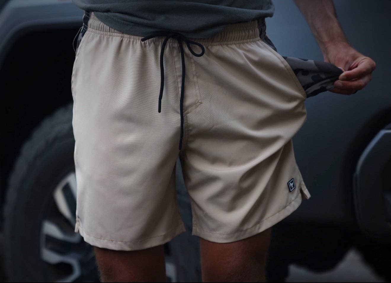 Khaki Duck Camo Daily Shorts