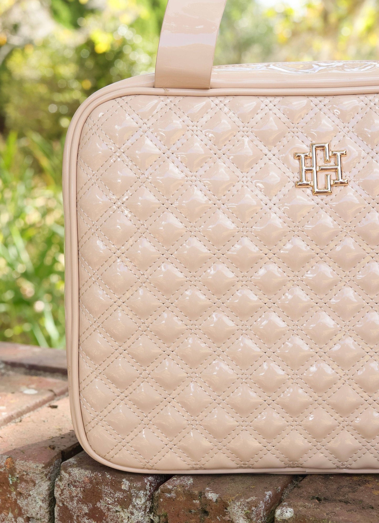 Punta Cana Large Case Nude Patent Caroline Hill
