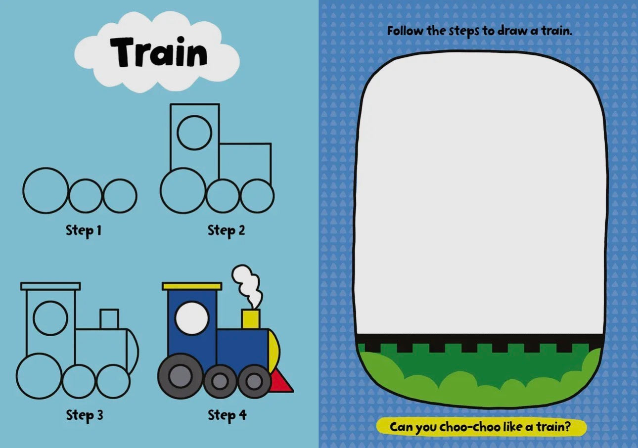 Learn-To-Draw Book: Things That Go