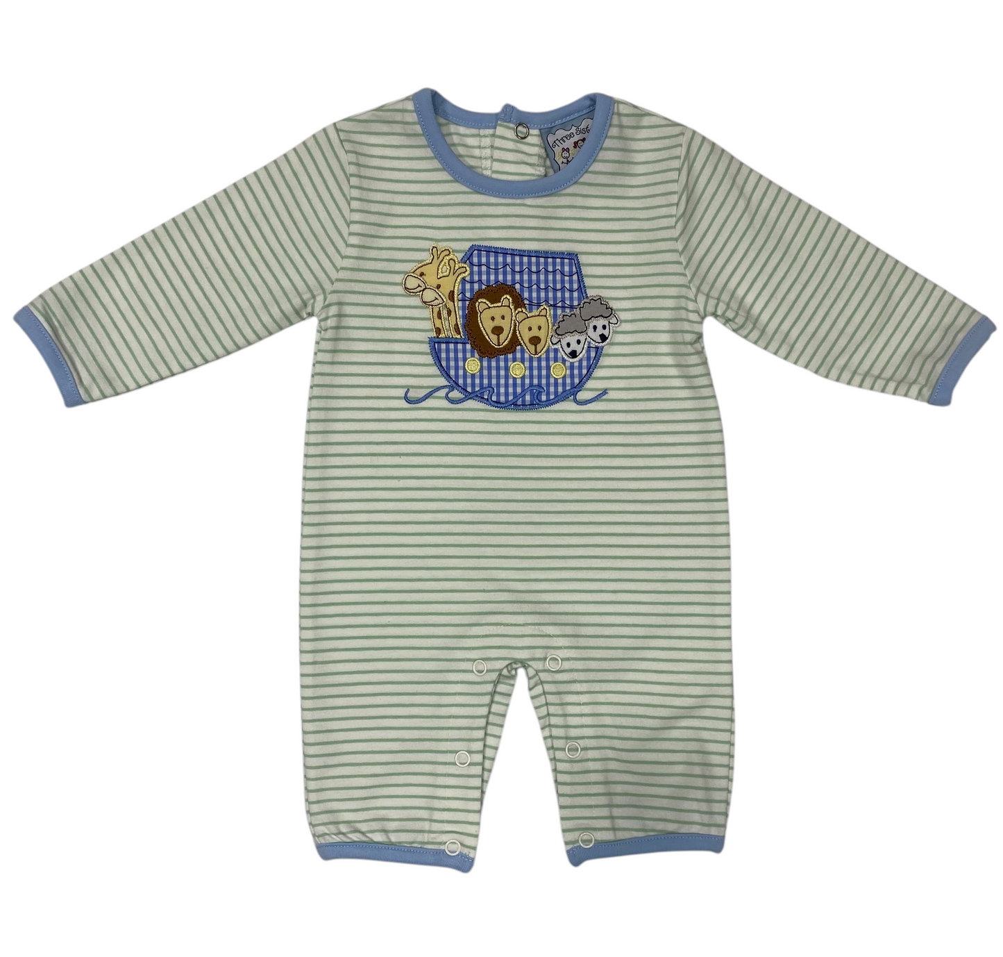Noah’s Ark Boy Romper Three Sisters