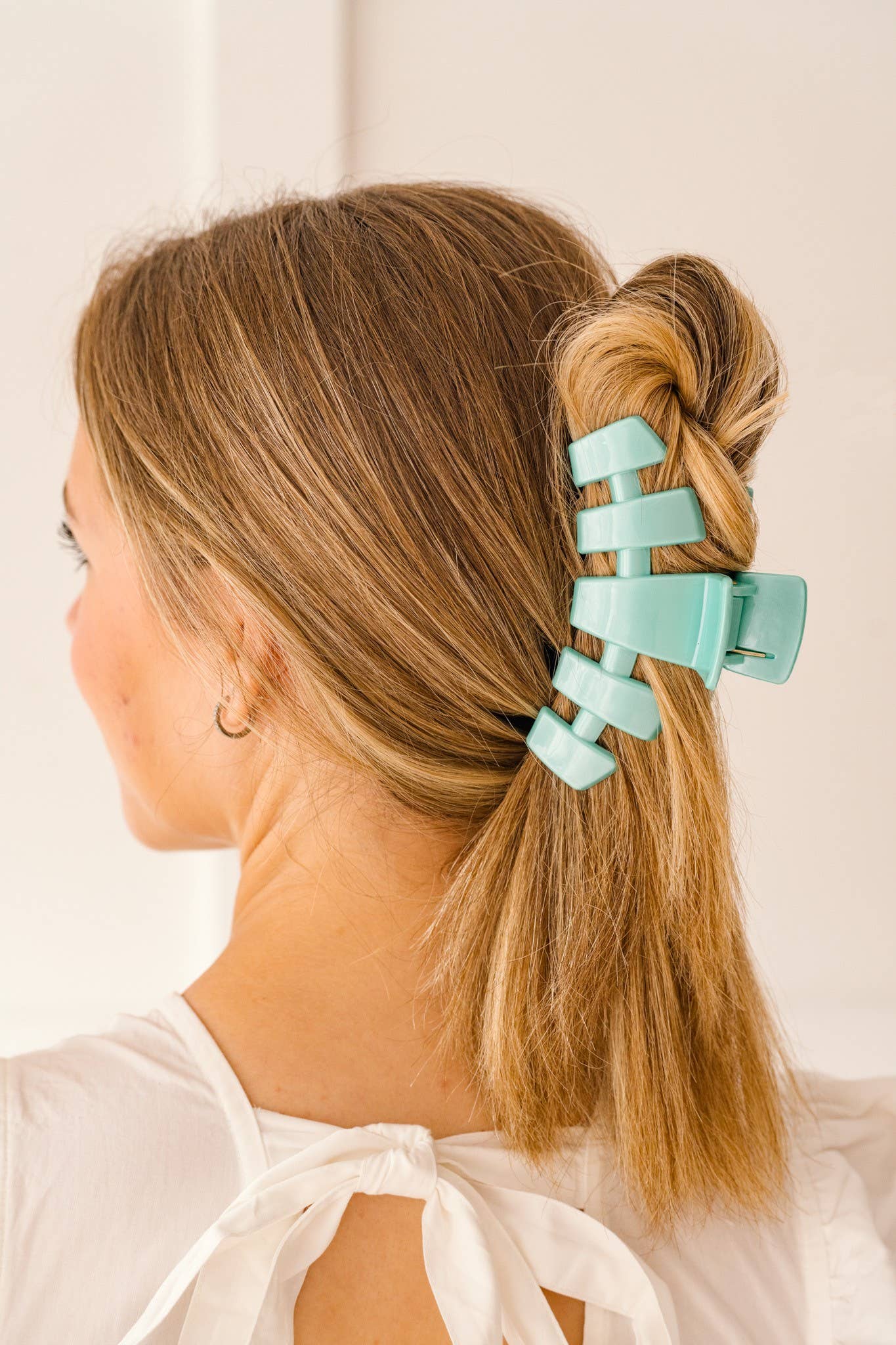 Totally Turquoise Classic Hair Clip | Large