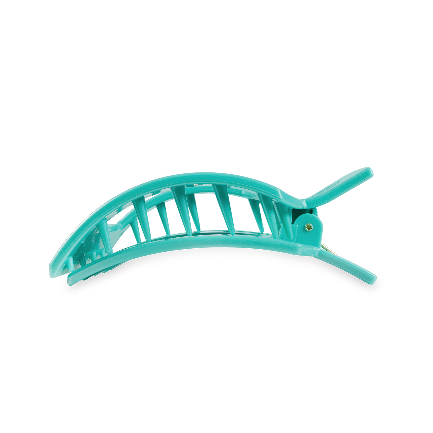Totally Turquoise Square Flat Hair Clip | Large