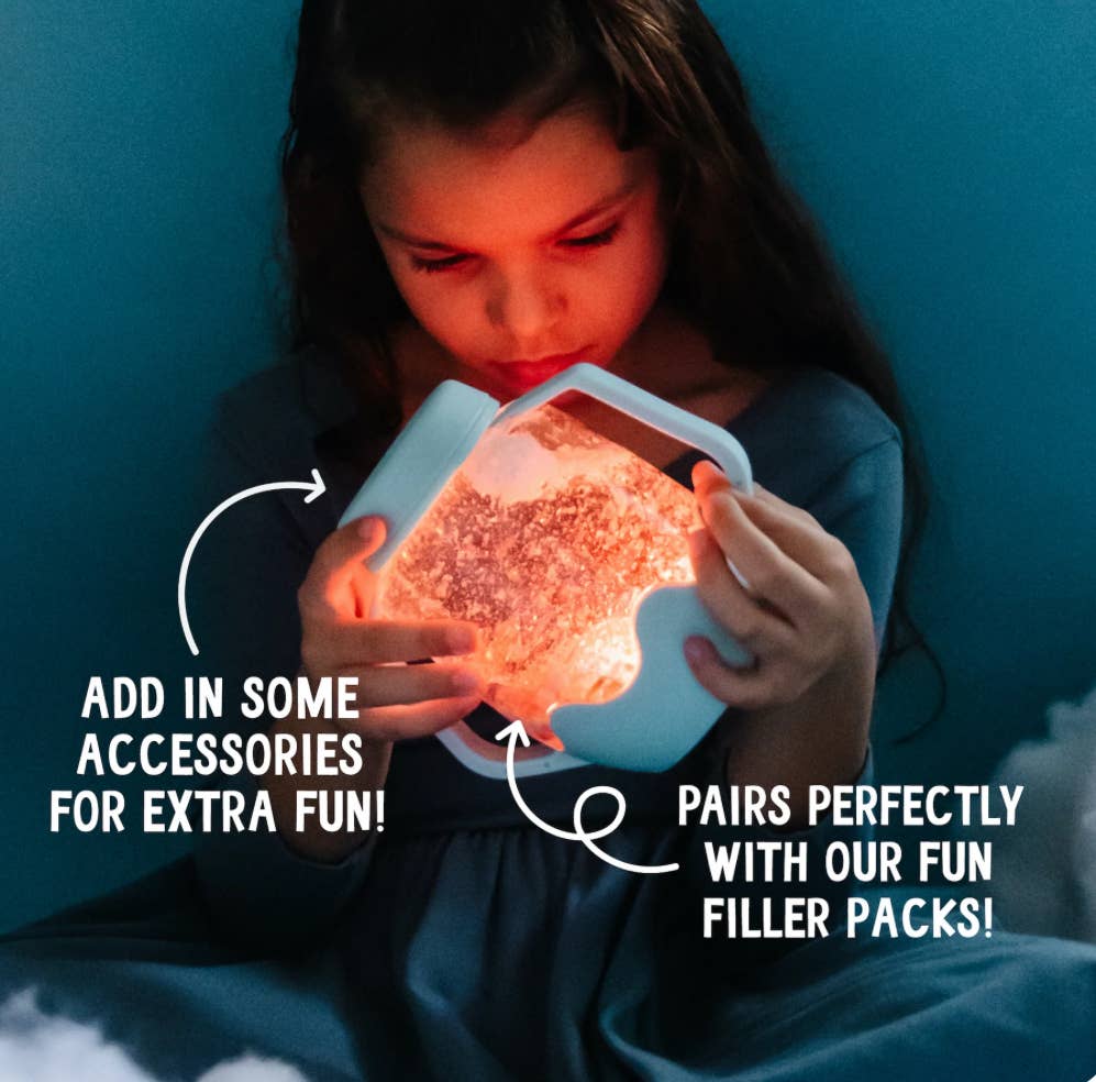 Frosty Blue Sensory Play Jar Glo Pals (NEW)