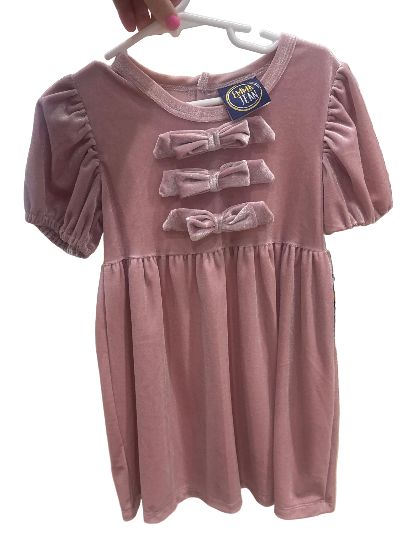 Blush Chelsie Bow Dress-EJ