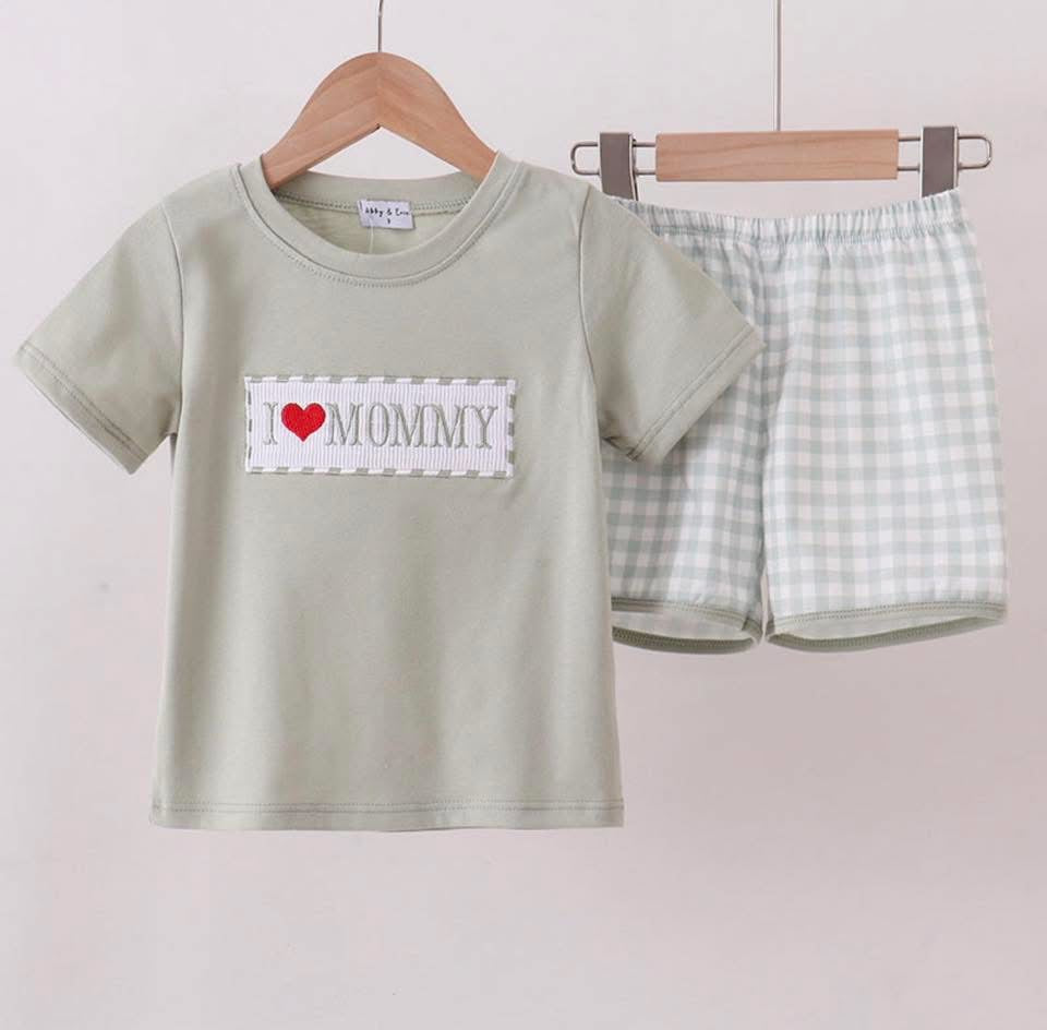 I Love Mommy Boy Set
