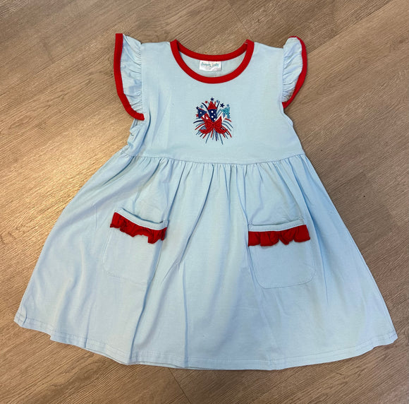 Stars and Stripes Dress Jumping Jolly