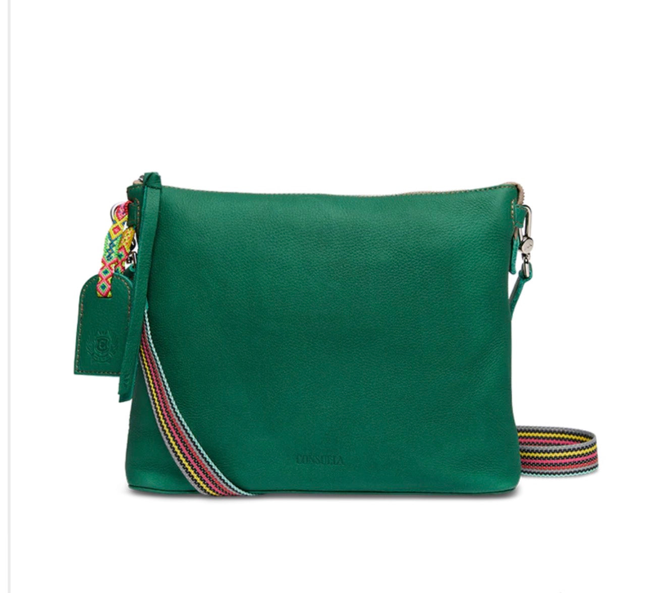 Teal Downtown Crossbody