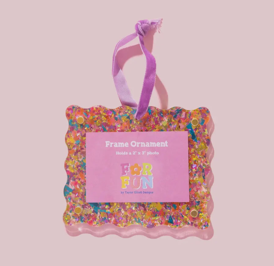 Magnetic Glitter Frame Ornament - TED