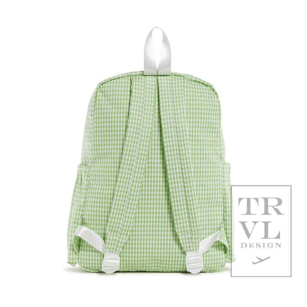Gingham Leaf Backpack TRVL