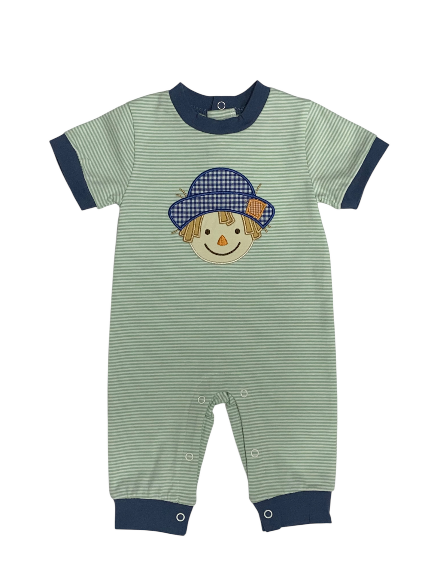 Scarecrow Boy Romper Three Sisters
