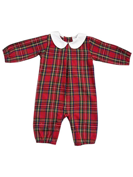 Christmas Plaid Romper - Jumping Jolly