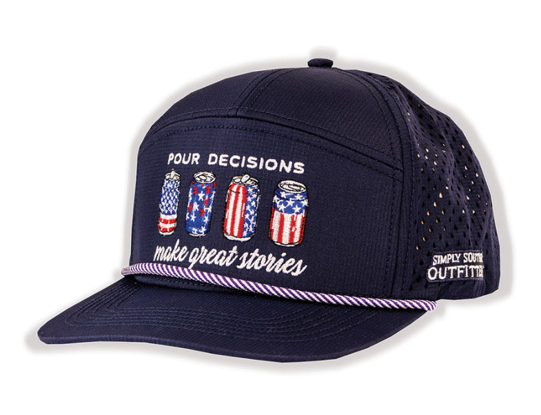 Pour Decisions Men’s Hat Simply Southern