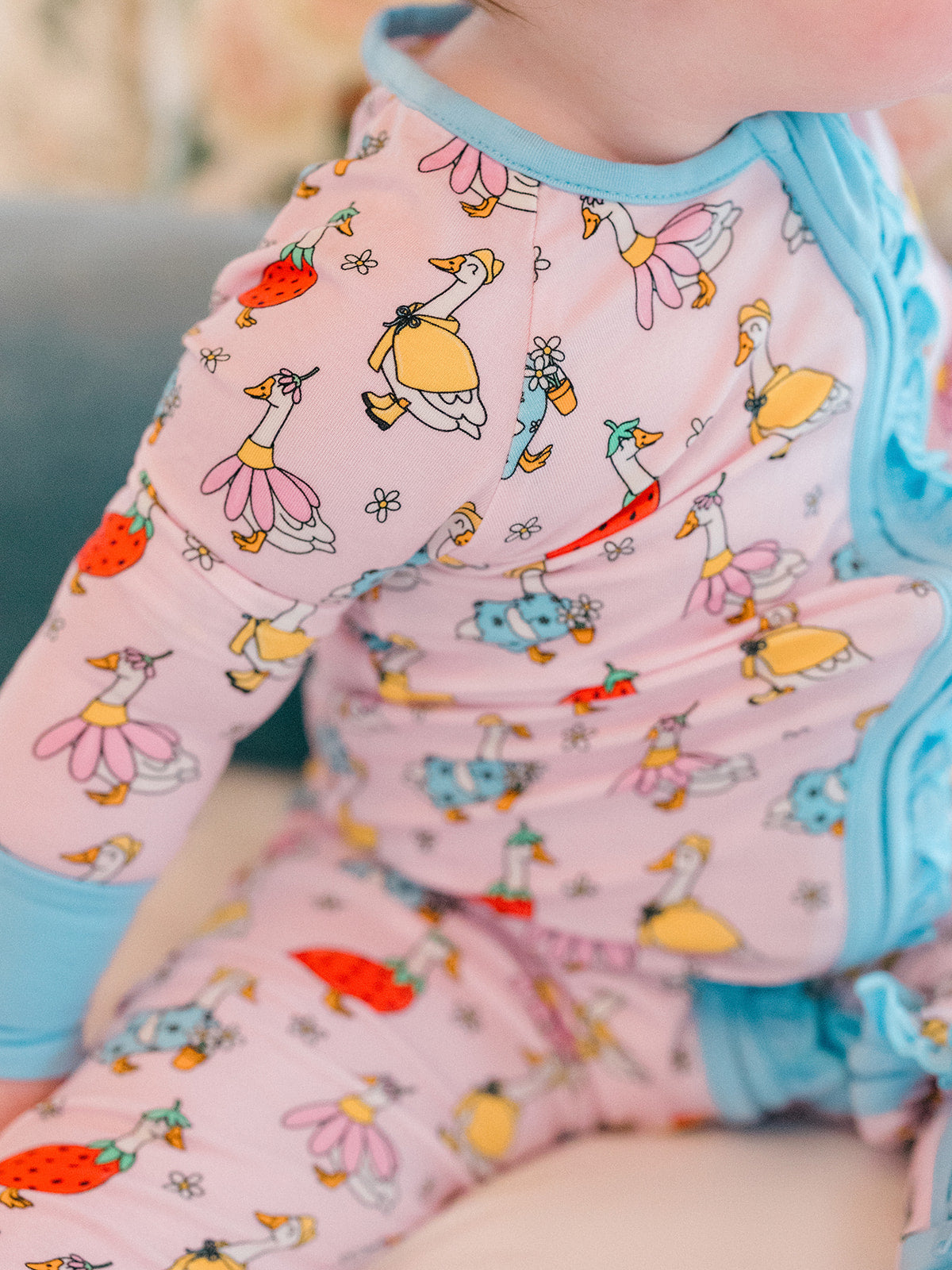 Fruit Goose Bamboo Pjs Zippy