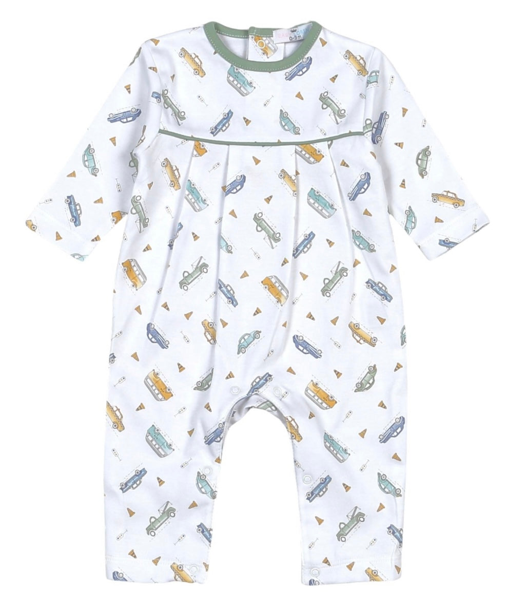Vintage Cars Romper- Baby Loren