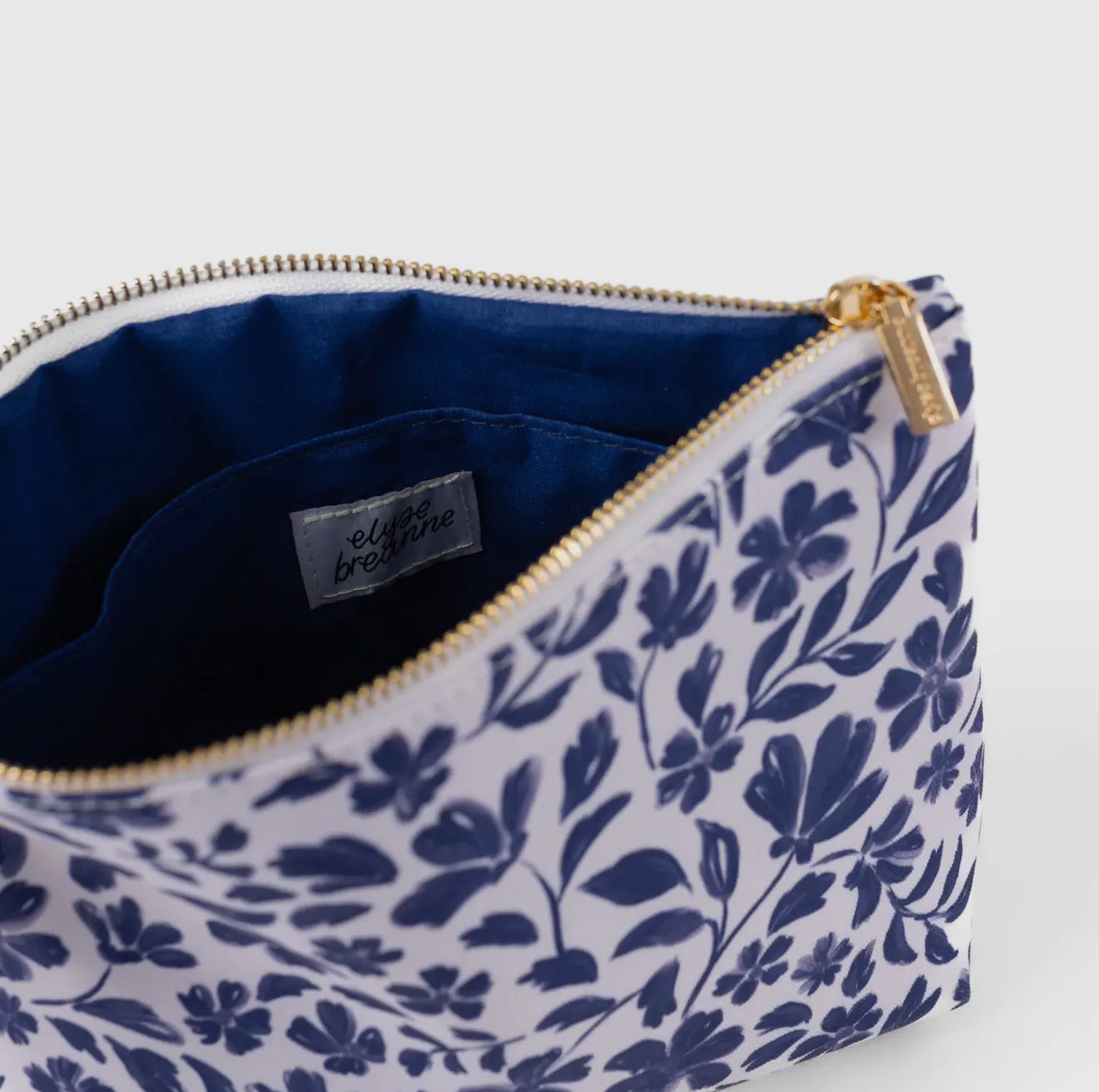 Porcelain Floral Carry All Pouch - EBD
