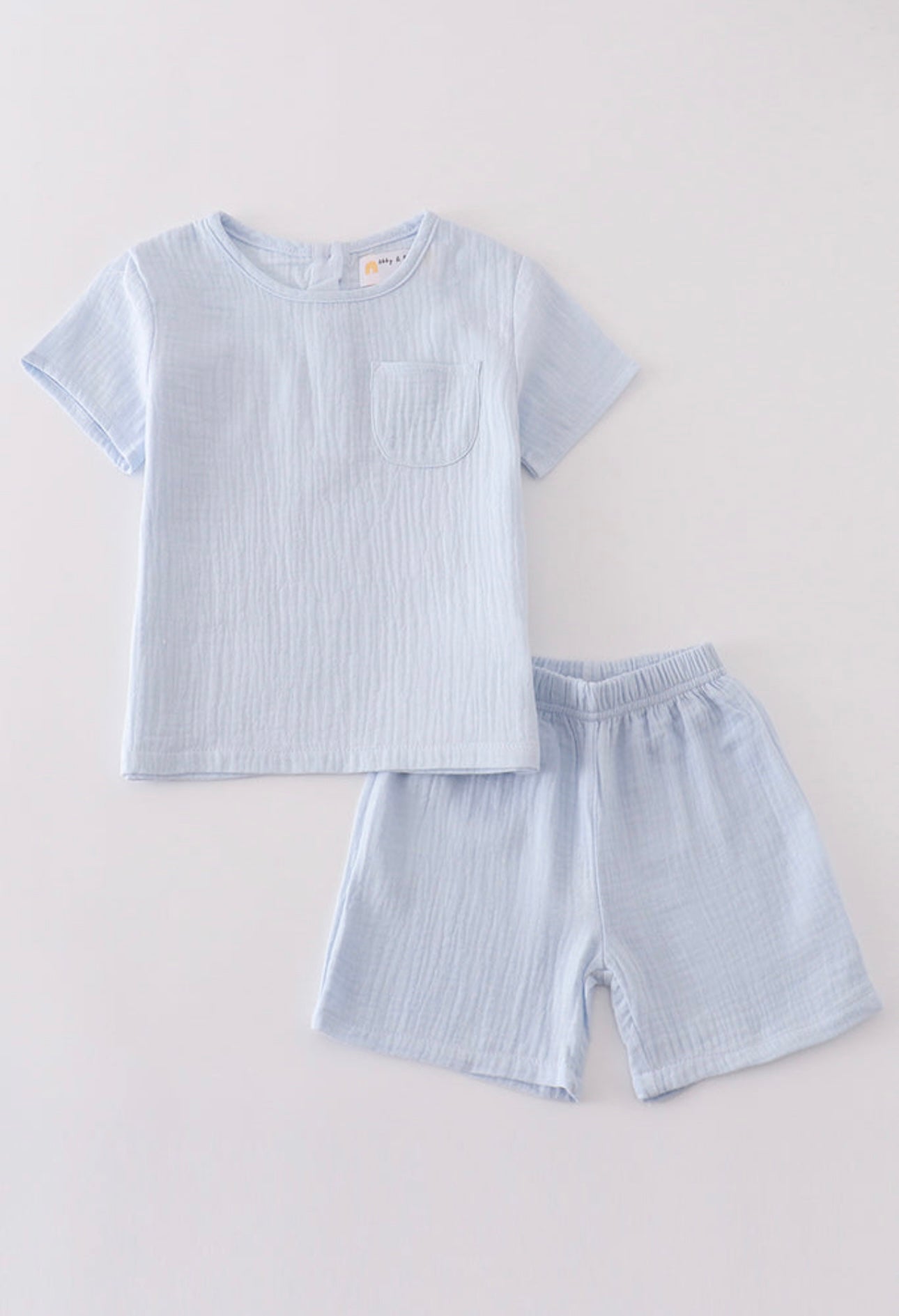 Sky Muslin Boy Set