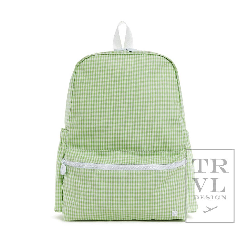 Gingham Leaf Backpack TRVL