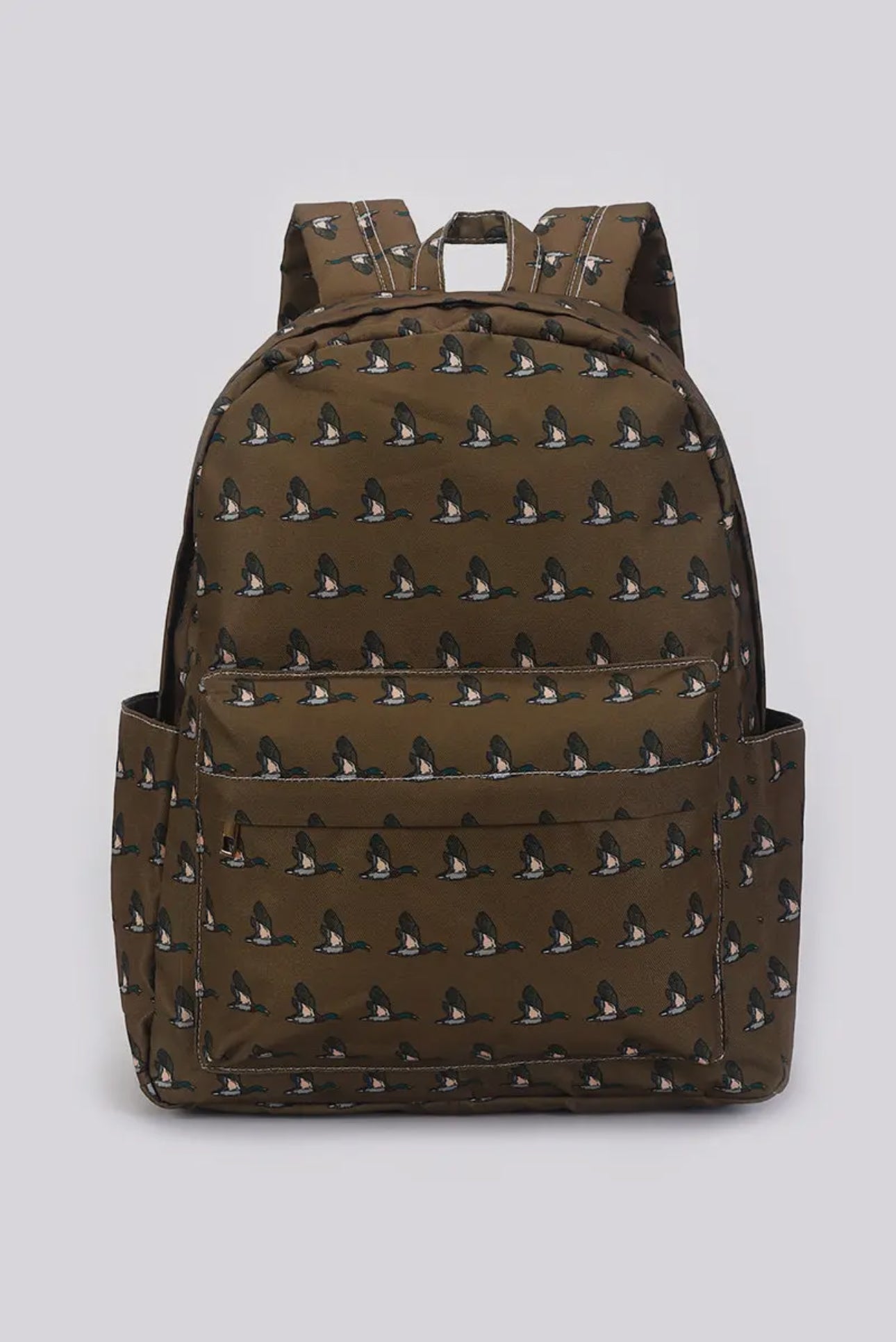 Brown duck hunt backpack