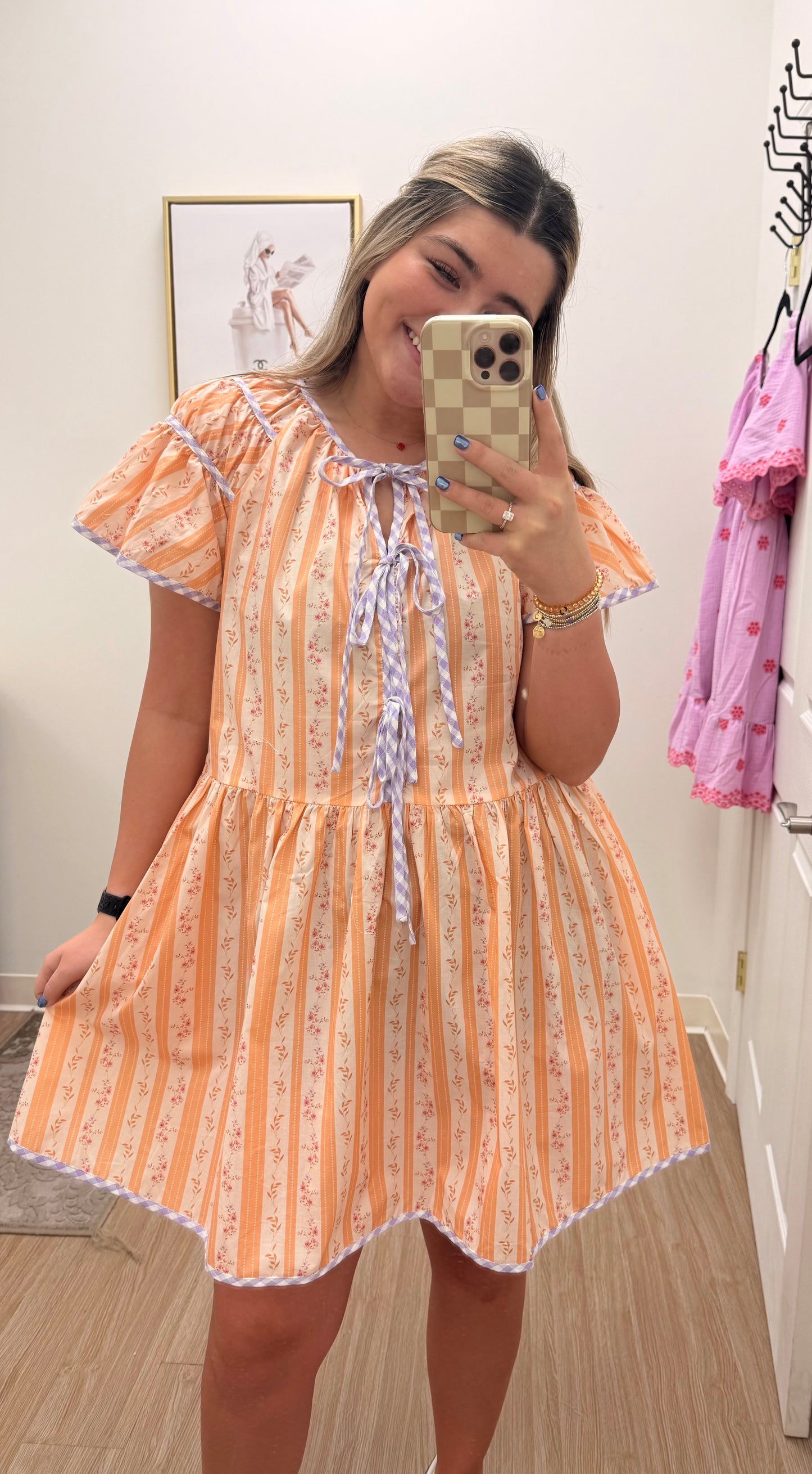 Lovely Peach Dress