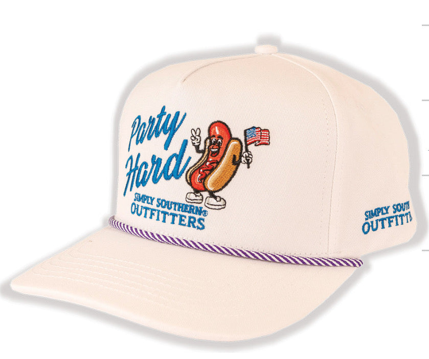 Party Hard Men’s Hat Simply Southern