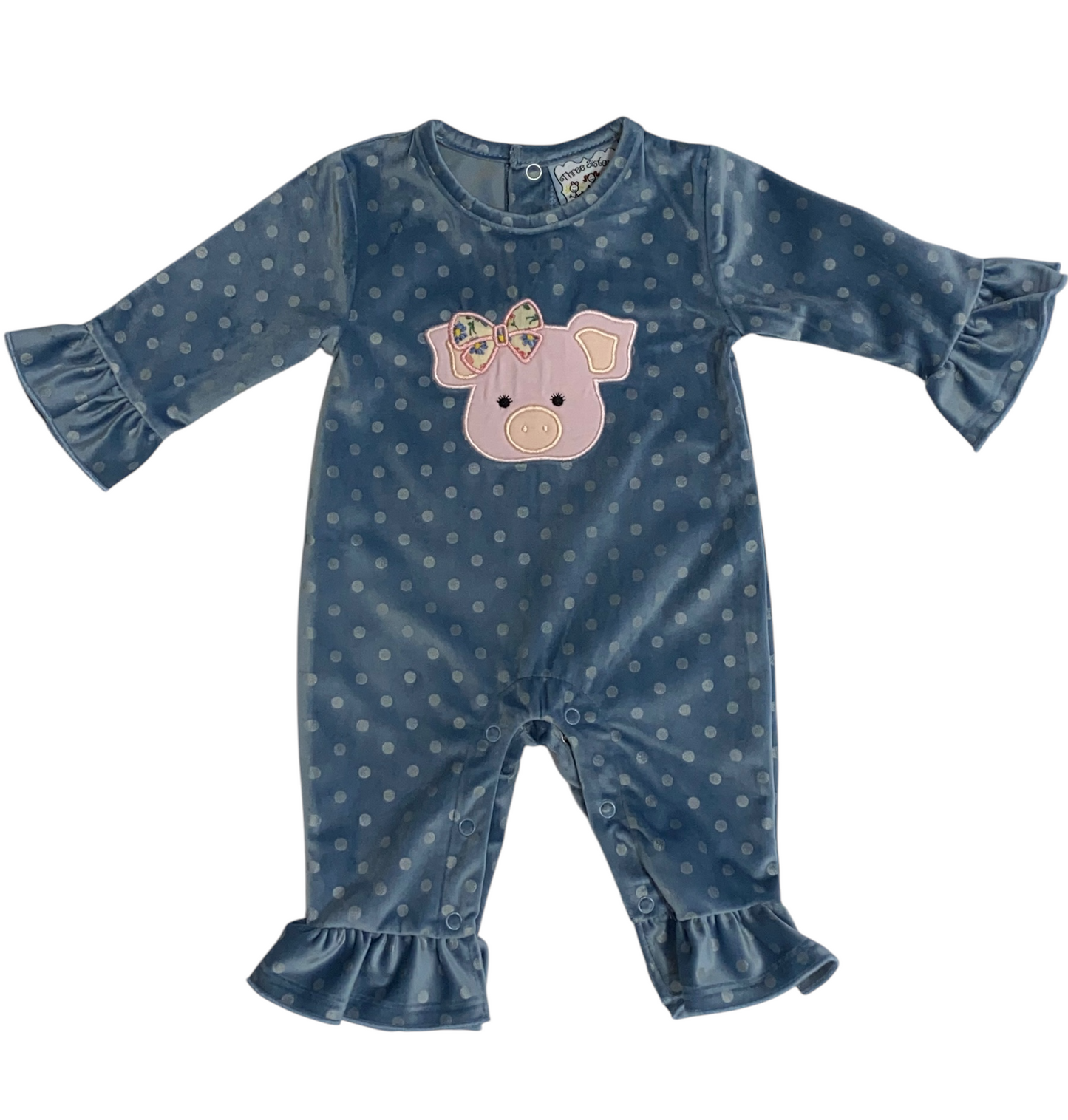 Pig Girl Romper Three Sisters