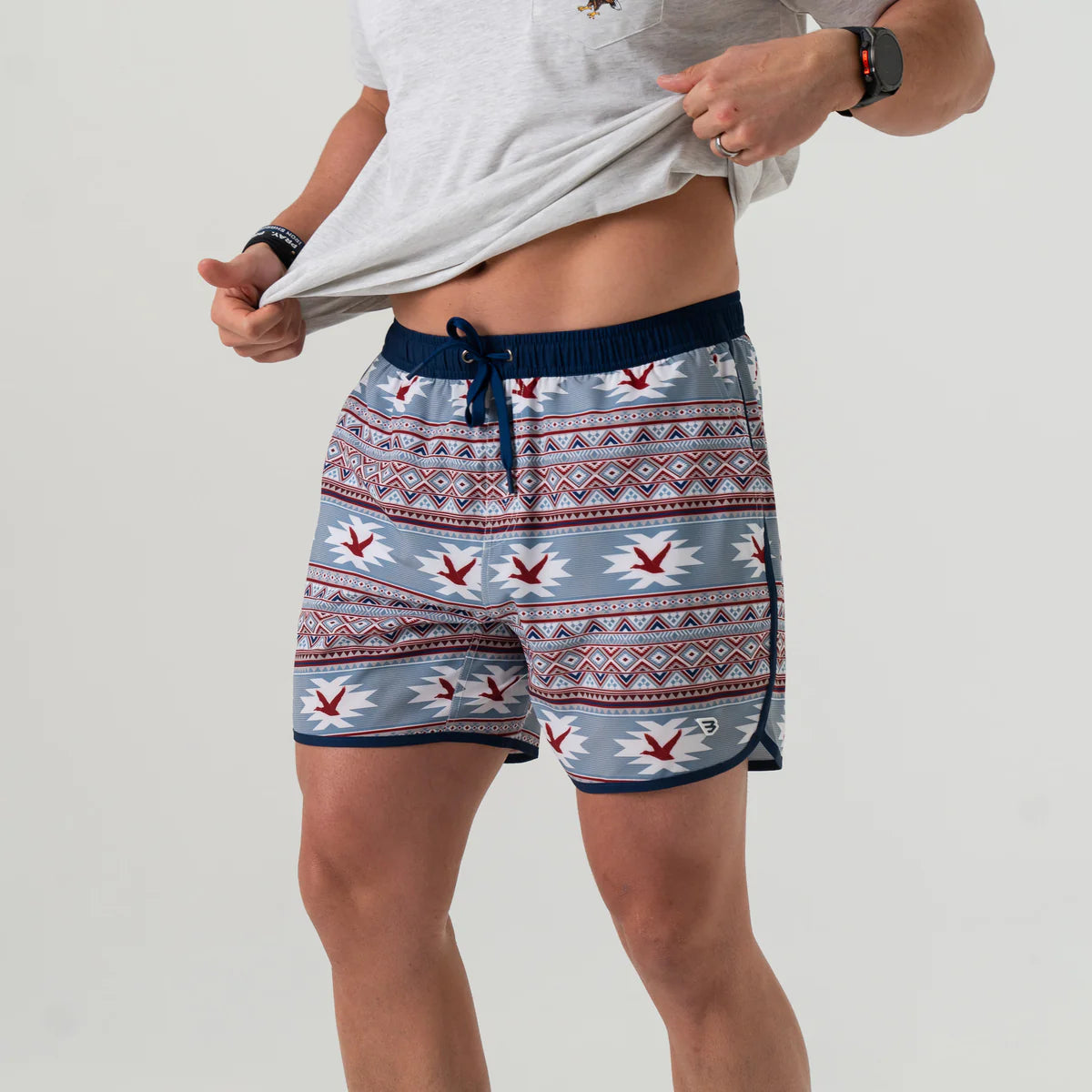 Burlebo Swim trunks-Aztec ducks