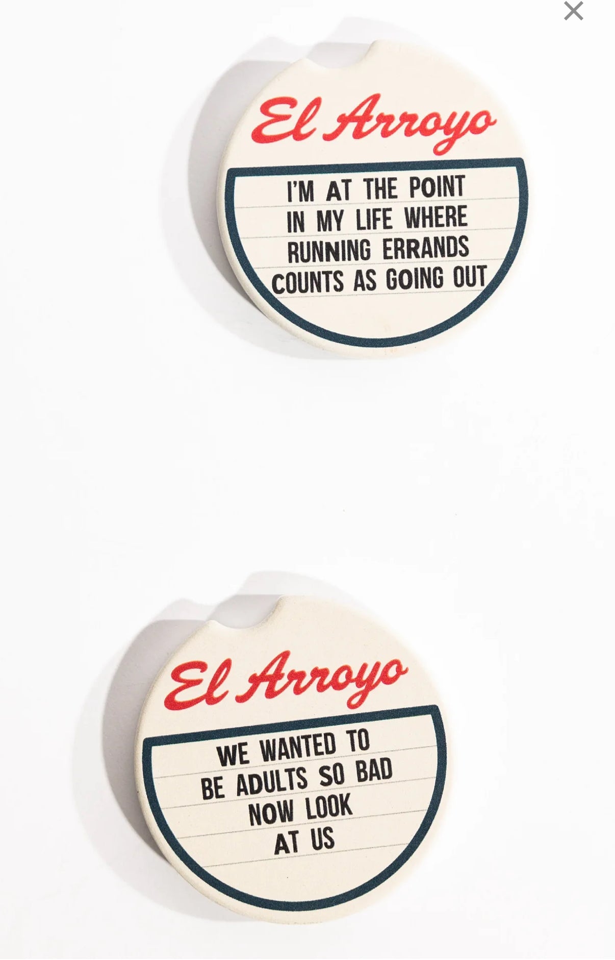 Going Out Car Coaster Set