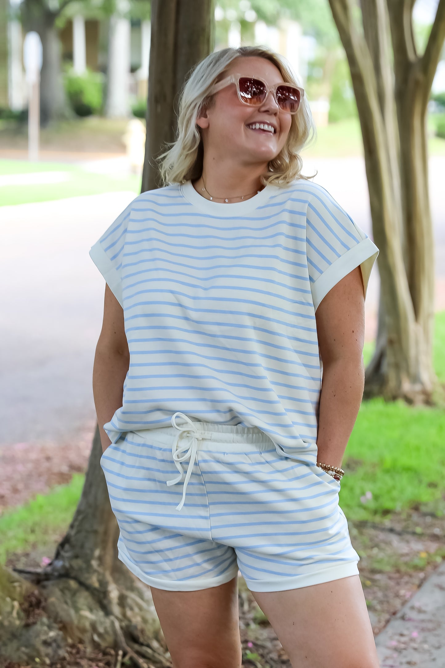 Cloudline terry short set