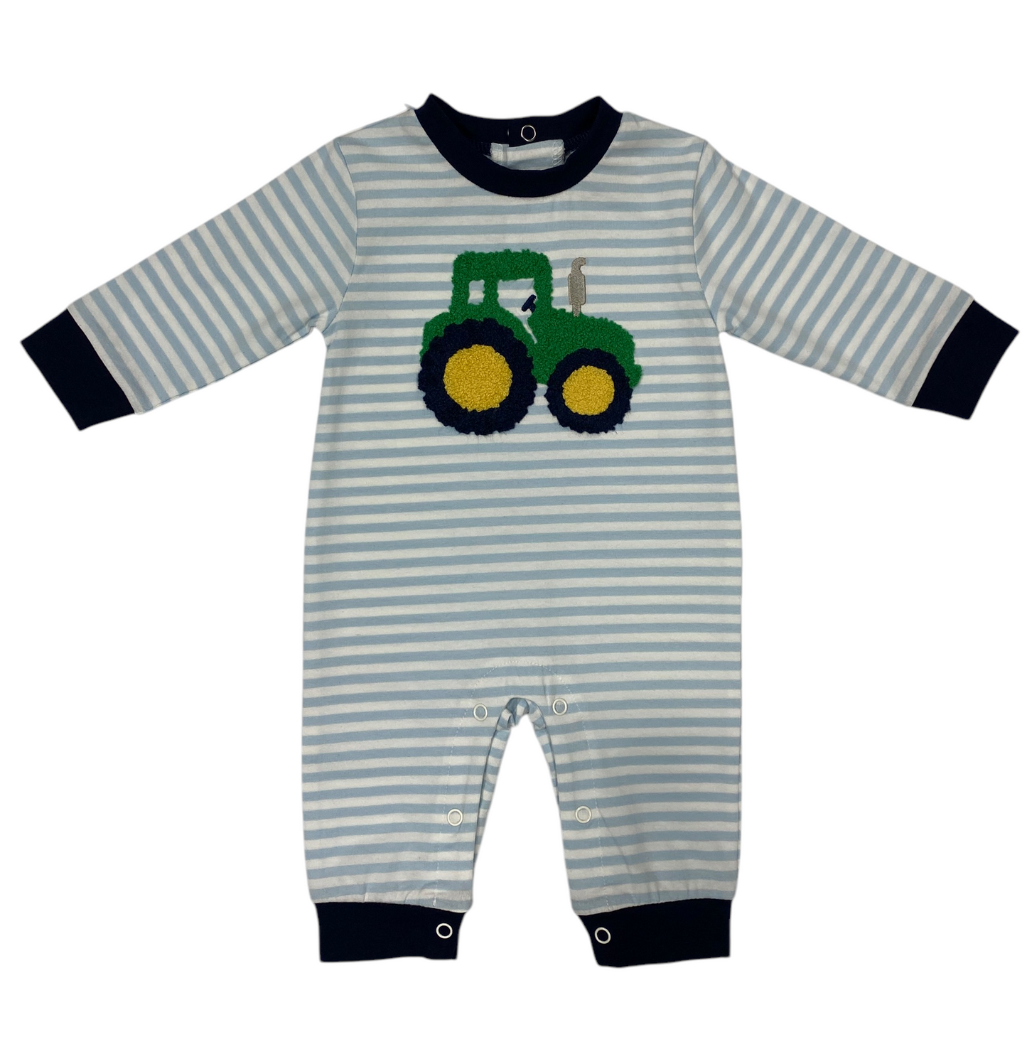 Tractor Boy Romper Three Sisters