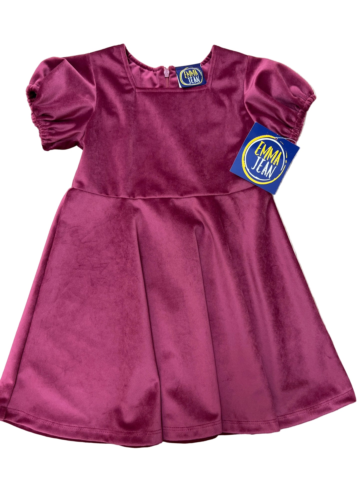 Cranberry Velvet Dress | Emma Jean NWT