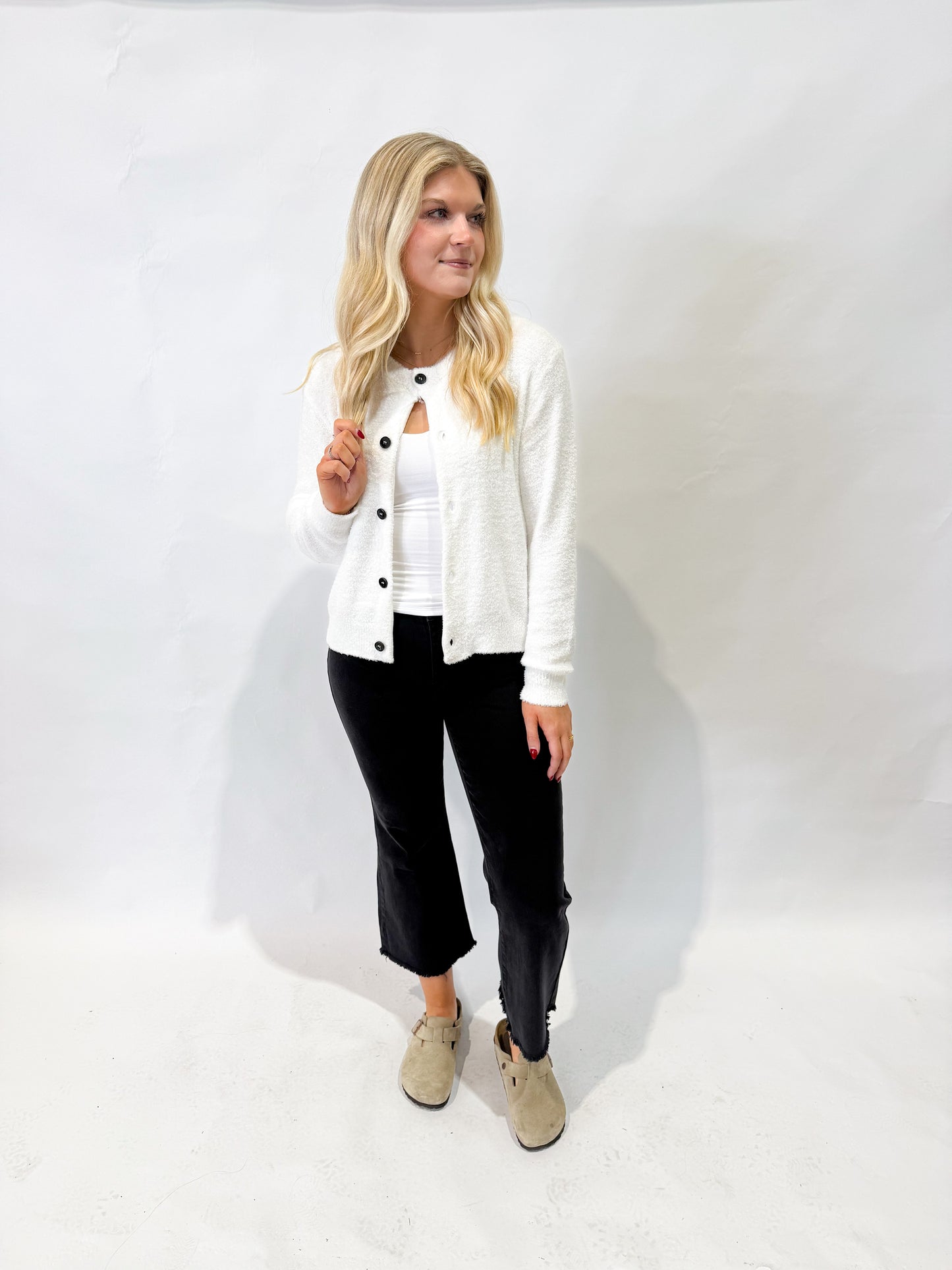 Sweater Cardigan | Ivory